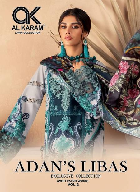 Adan Libas Vol 2 By AL Karam Cotton Pakistani Dress Material Wholesalers In Delhi Catalog